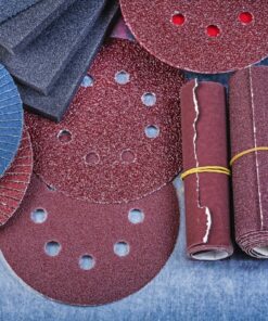 Abrasives- Tork Craft - Sanding Belt 75 x 533mm 80G Brown 2pk