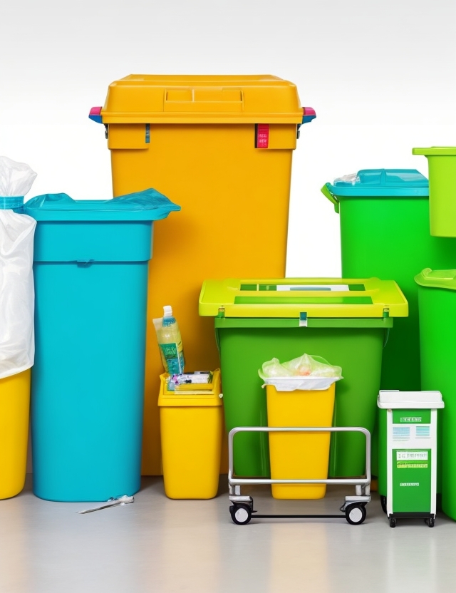 white bin in hospital