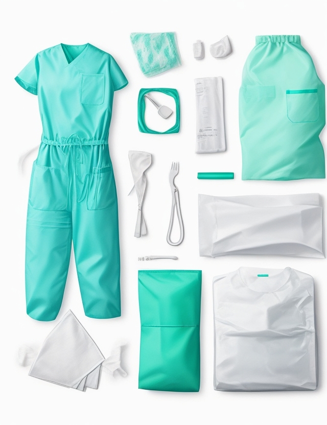 disposable isolation gown sterile (white cuff)