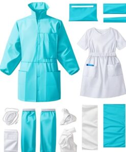 theatre gown reinforced jade green