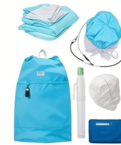 100 x Medium Latex Disposable Gloves