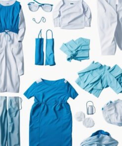 blue Disposable Surgical gowns