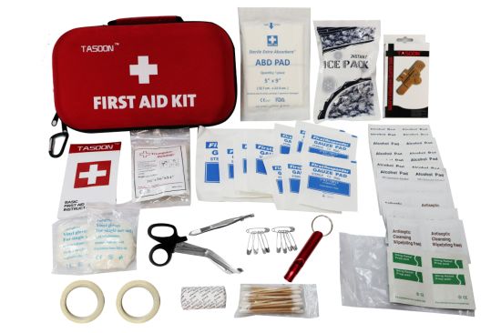 10 items in a first aid kit