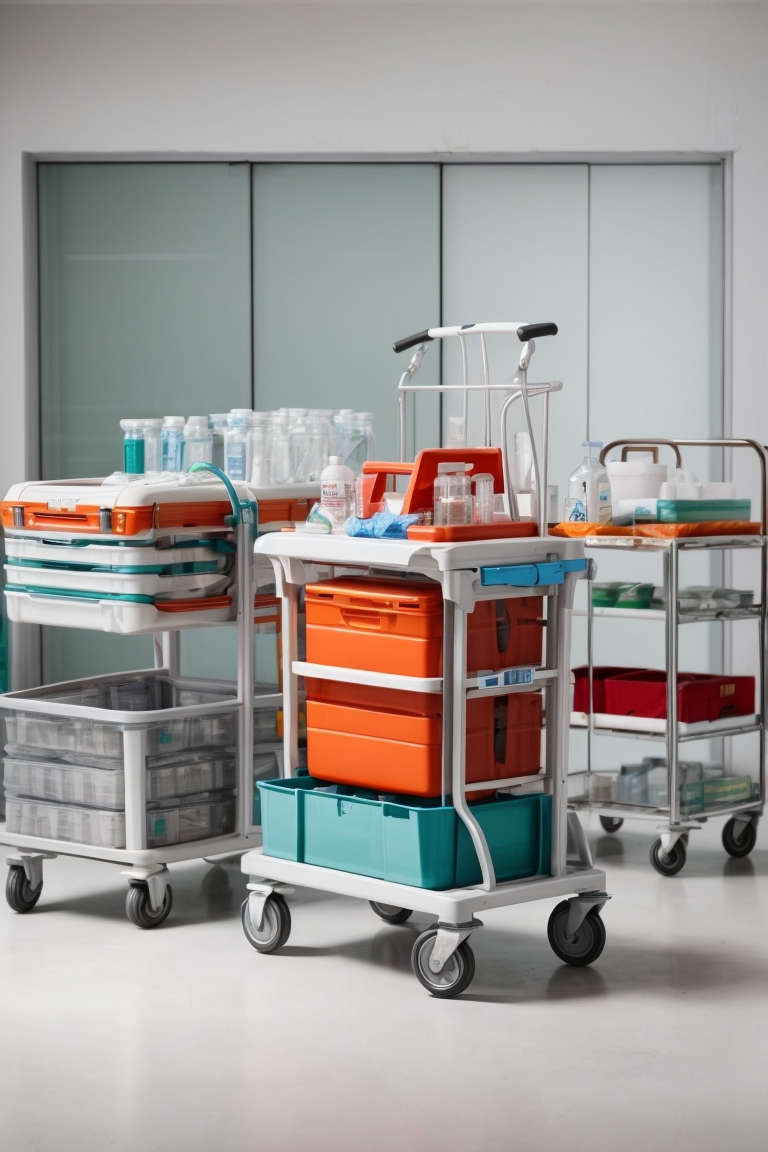 anaesthesia Linen trolley