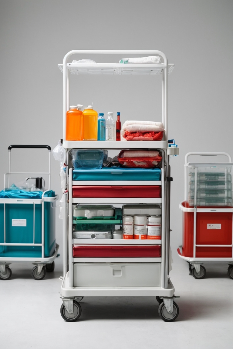 Surgical Recovery Emergency Cart