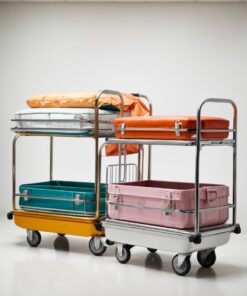 clinical trolley with drawers