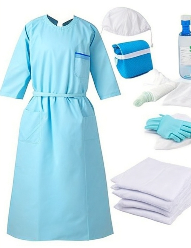 Disposable waterproof isolation Surgical gown