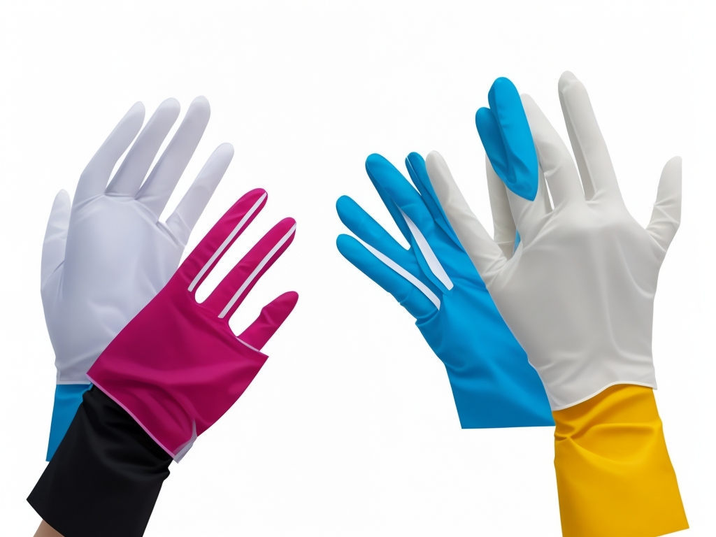 black nitrile exam gloves