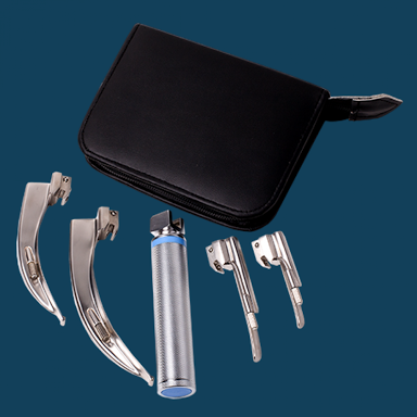 Laryngoscope Set – Universal 4 Blades (+2 Bulbs)