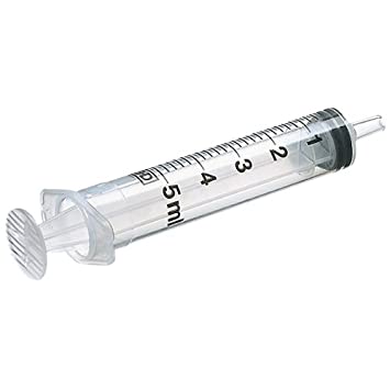 Syringe 5ml, 3 Part luer slip