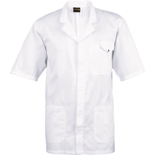 short acid resistant Lab coat s