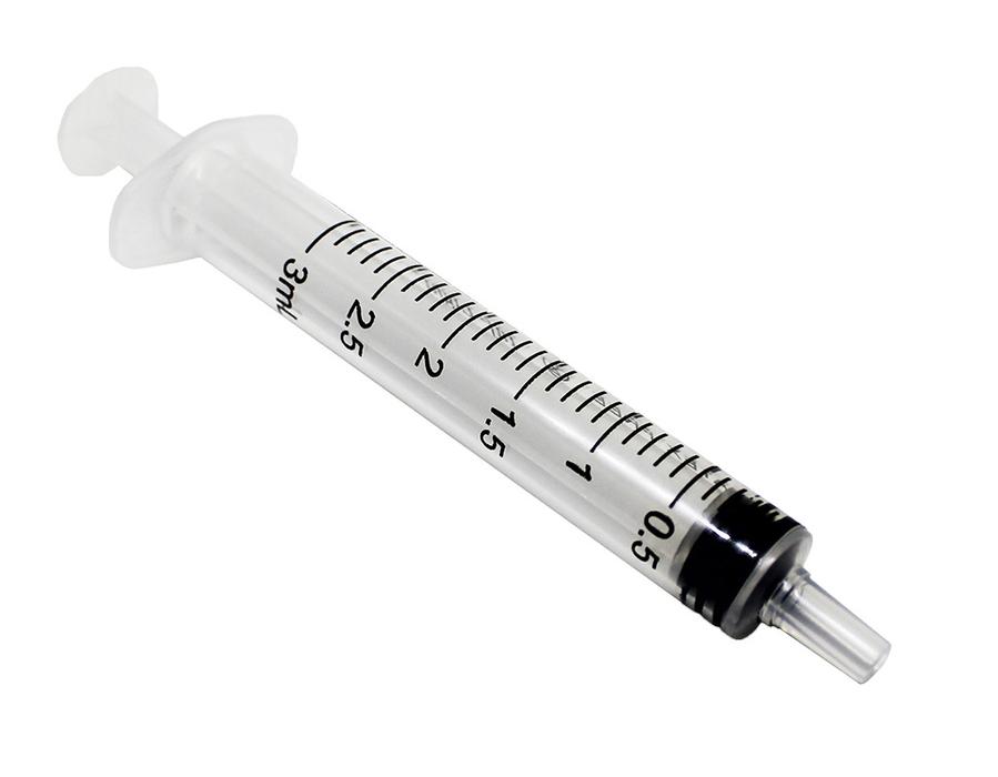 Syringe 3ml, Luer slip 3