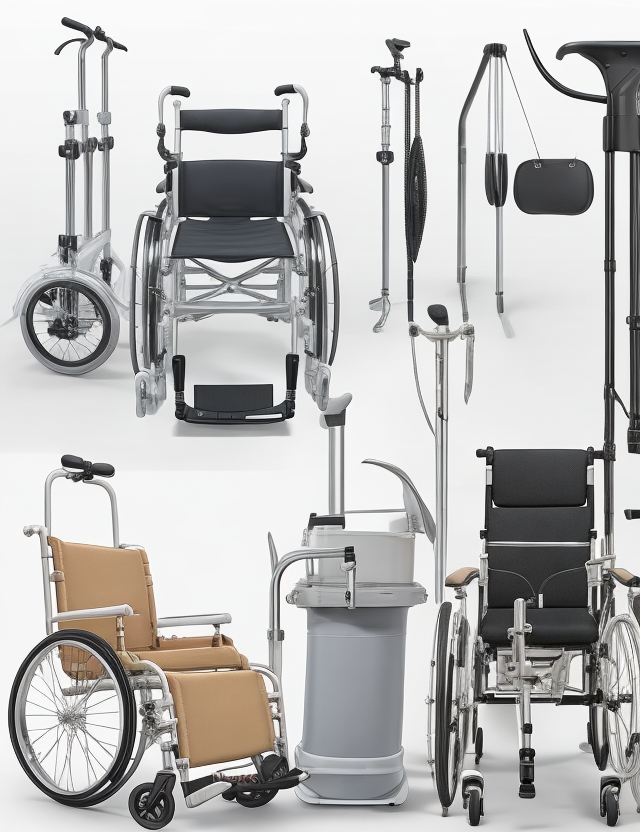 Walking Frame - Rollator Front Wheels Folding