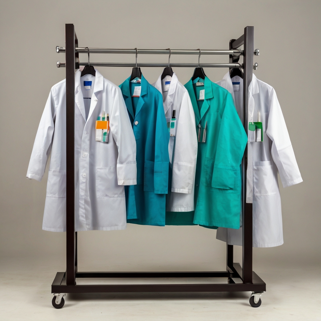 chemistry lab white coat