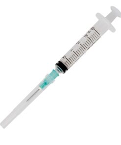 Syringe with needle 2m/21G