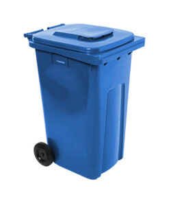 Wheelie Bin - SABS Approved - 240L - Blue - Pack of 12 - Wheelie Bin 240L-blue