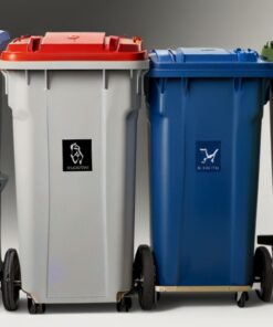 240l blue wheelie bin