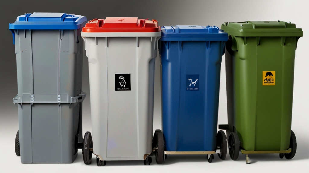 240l blue wheelie bin