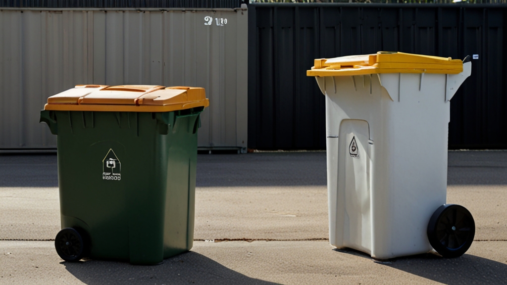 240l general waste bin