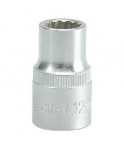 Bi-hex Socket - 12 Point - Chrome Vanadium - 1/2" Connector - Standard Length - 12mm - YT-1274
