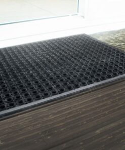 Doormat - Scraper - Black - 62 x 47 x 1.1 cm - SCM010001