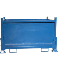 Solid Collapsible Steel Bin - Blue - 1000Kg - CB4326S