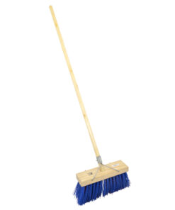 Bass Broom - Complete - Synthetic Fibre - Wooden Handle - 99 Grip - 30.5cm - Pack of 3 - F3152