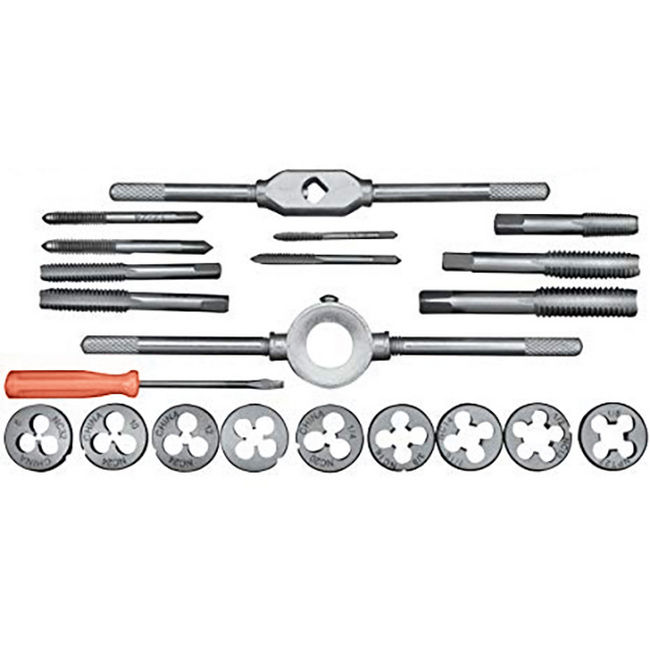 Tap and Die Set - 21 Piece - TOOT2549