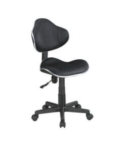 Typist Chair - Mid-Back - Ross - 89 x 51 x 53 cm - Fabric - Black - QZY-G2B