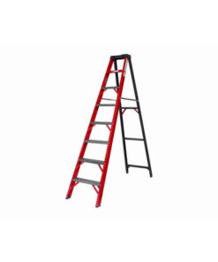All Fibreglass Single Sided Ladder - Industrial A-Frame - 8 Steps - 2.4m - FGS8-ALL