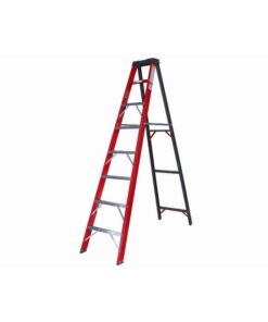 Fibreglass Single Sided Ladder - Industrial A-Frame - 12 Steps - 3.6m - FGS12