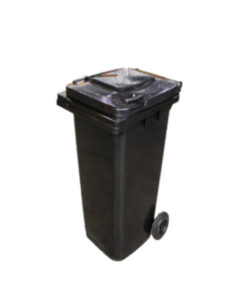 Wheelie Bin - 120L - 2 Wheel - Plastic - Black - 0084