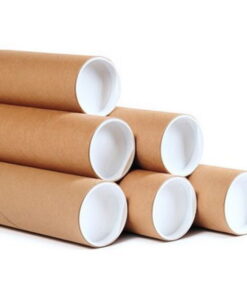 Cardboard Postal Tube with End Cap - A1 - 65 x 5.16(Ø) cm - 2G_POTU6551