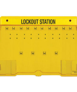 Safety Series Lockout Station Only - Holds 10 Locks - 59.6 x 11.4 x 39.3 cm - MA500133