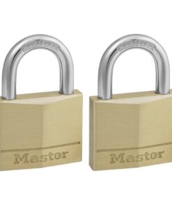 Brass Padlock - Keyed - 40mm - 2 Pack - Pack of 2 - MA205342