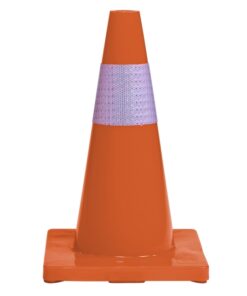 Traffic Safety Cone - Gel Rubber - Flexi - Dayglo Orange - 45 cm - SXS338