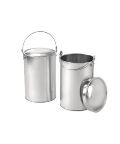 Impala Galvanised Billy Can - Metal - 5L - Pack of 24 - 33615