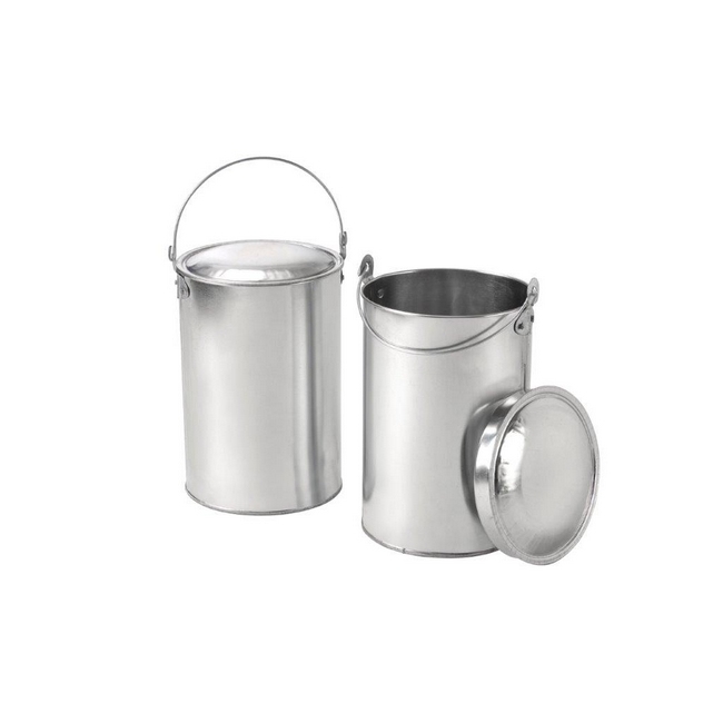 Impala Galvanised Billy Can - Metal - 5L - Pack of 24 - 33615