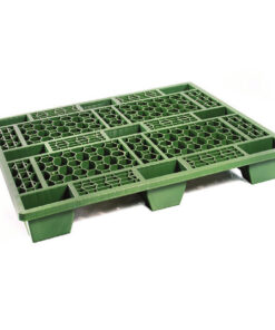 Pallet - Plastic - Nestable - SABS Approved - 1200 x 1000 mm - Green - Pack of 50 - CT6000-green
