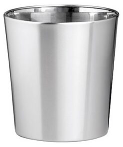 Tapered Waste Paper Bin - Life Steel Range - Metal - 24 x 30 cm - Stainless Steel - 211SS