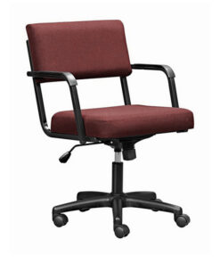 Office Chair - Economy - Half Mid Back - Swivel - 92 x 56 x 65 cm - SE014-burgundy