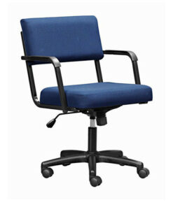 Office Chair - Economy - Half Mid Back - Swivel and Tilt Chair - 92 x 56 x 65 cm - SE013-blue