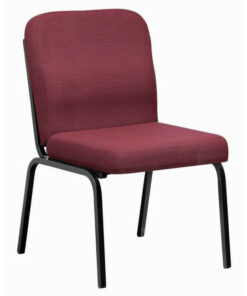 Office Chair - Economy Side Chair - No Arms - 87 x 55 x 64 cm - SE011-burgundy