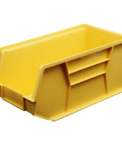 Stack & Hang Parts Storage Bin - Small Plastic Container - Size 7 - 37.5 x 21 x 18 cm - Yellow - BIN-7-YELLOW