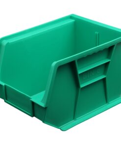 Stack & Hang Parts Storage Bin - Small Plastic Container - Size 6 - 28 x 21 x 18 cm - Green - BIN-6-GREEN