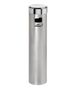 Ash Pillar Bin - Wall Mounted - Stainless Steel - 90 Ø x 300 (H) mm - 054SS