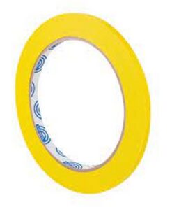 Lane Marking - Soft PVC - Fine Line - Yellow - 3mm x 30m - Box of 300 - Pack of 300 - 1000006357