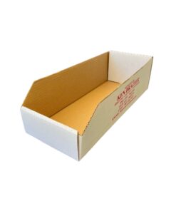 Brazier Bins - Cardboard Bin - Parts Storage Box - 38.1 x 15.2 x 11 cm - NO.5