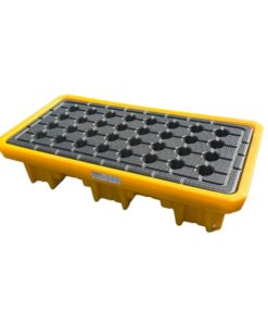 Poly Spill Pallet - 2 Drum Capacity - Polyethylene - 135 x 735 x 30 cm - SPP102