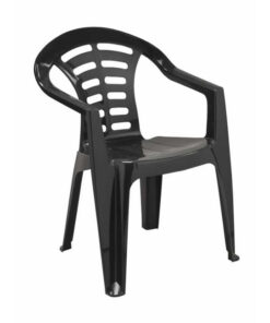 Plastic Chair - Low Back - Madrid - Black